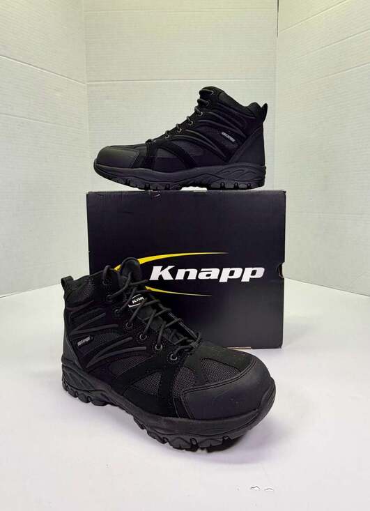 Knapp Ground Patrol Men\'s K5400 Trail Hiker Comp Toe Work Boots Size 8.5 W